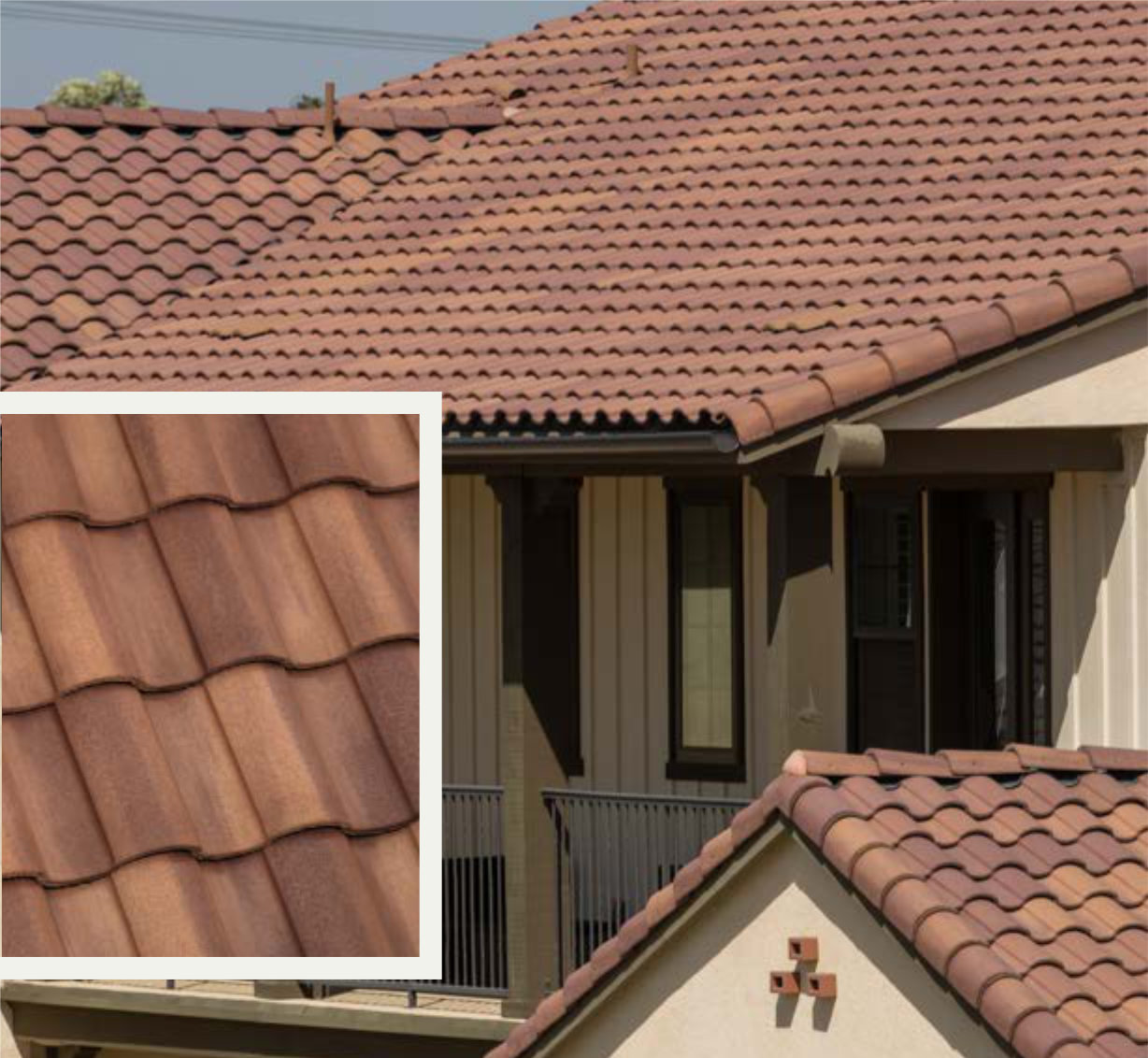 Eagle medium and high roof tile